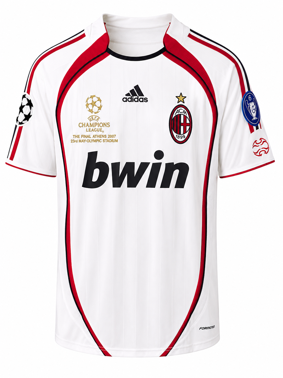 AC Milan 2007 Champions League Final Pirlo #21 Away Jersey