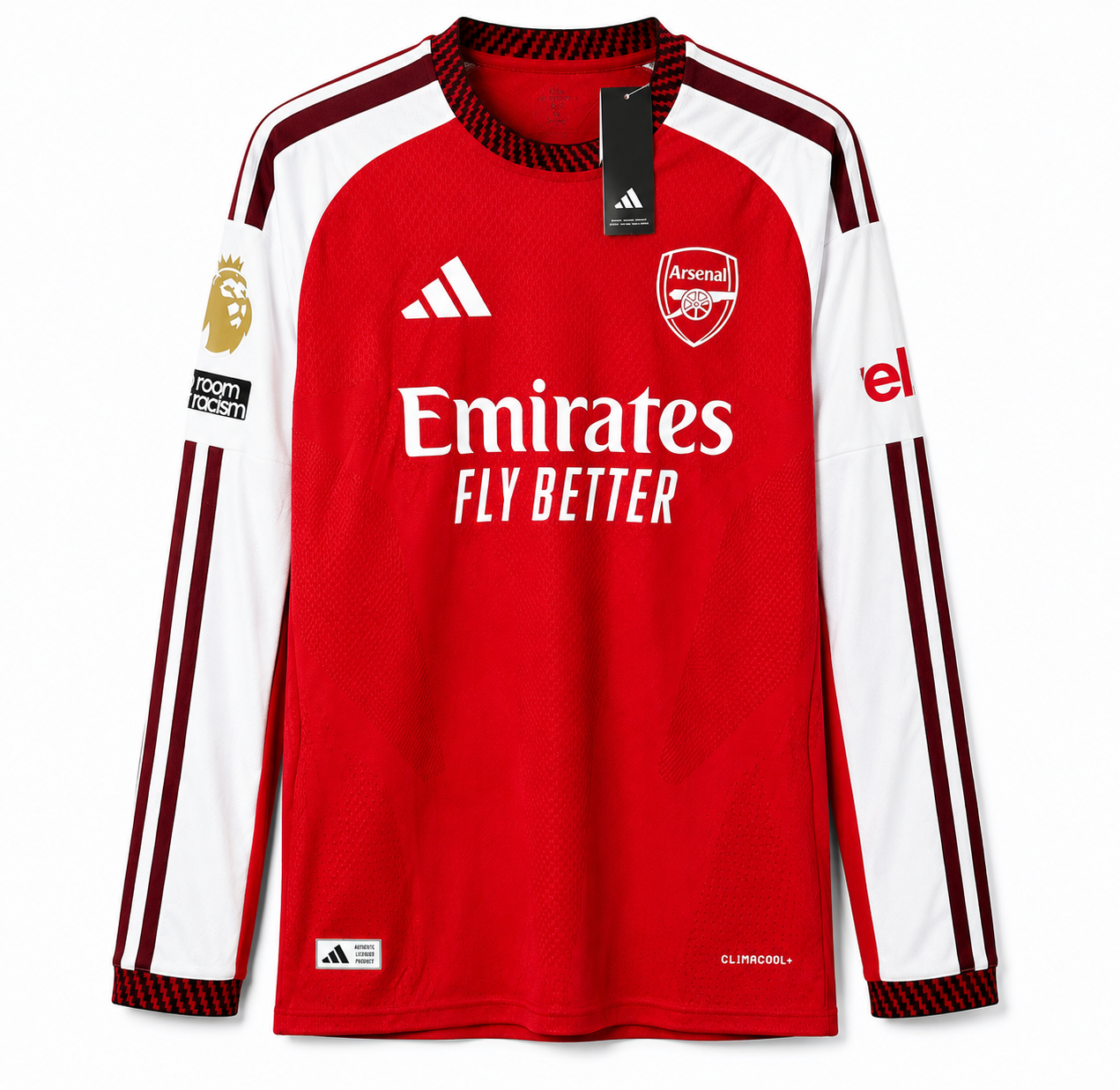Arsenal Saka #7 2025/26 Home Long Sleeve Jersey