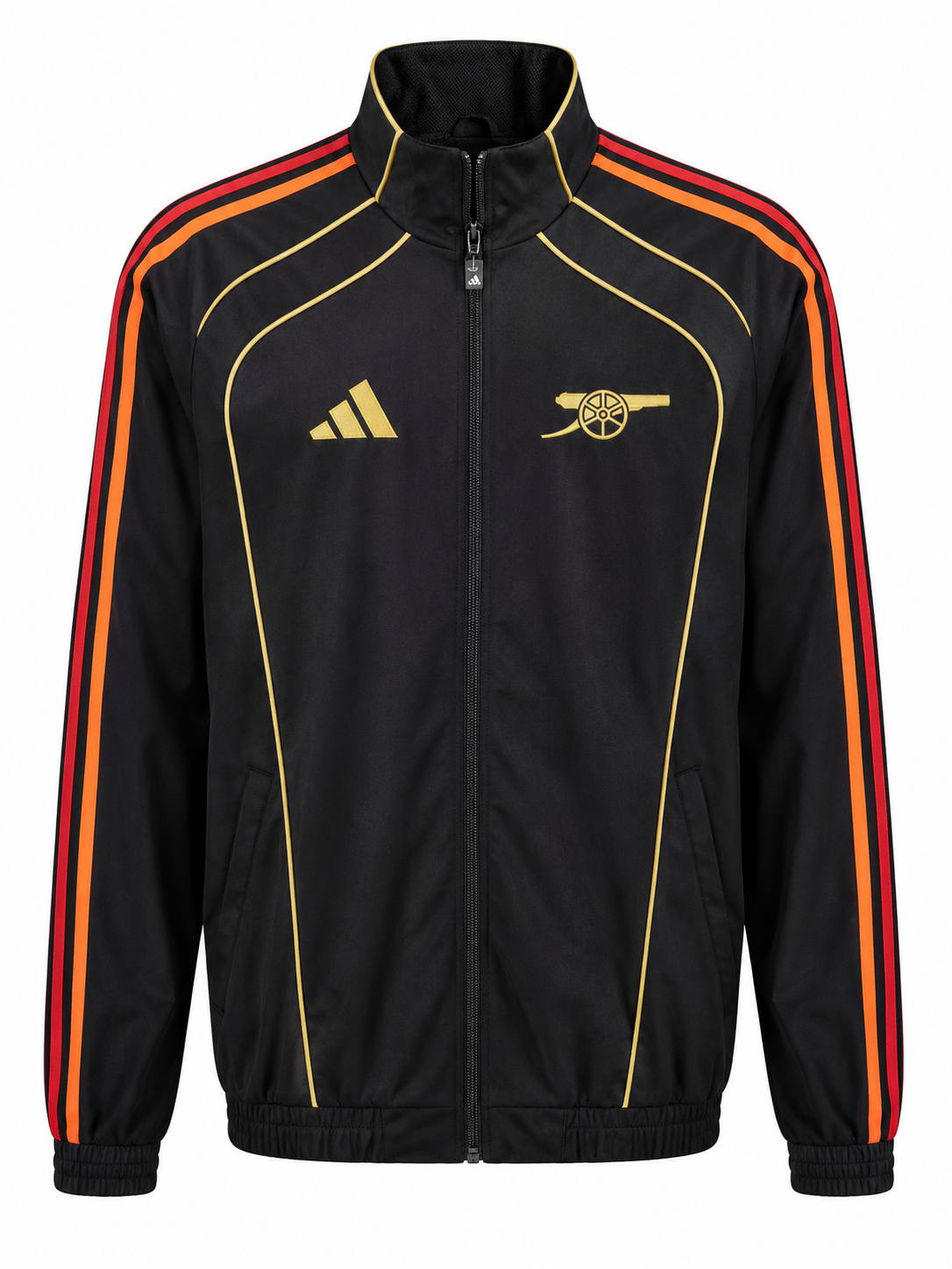 Arsenal Retro Track Jacket – Black & Gold