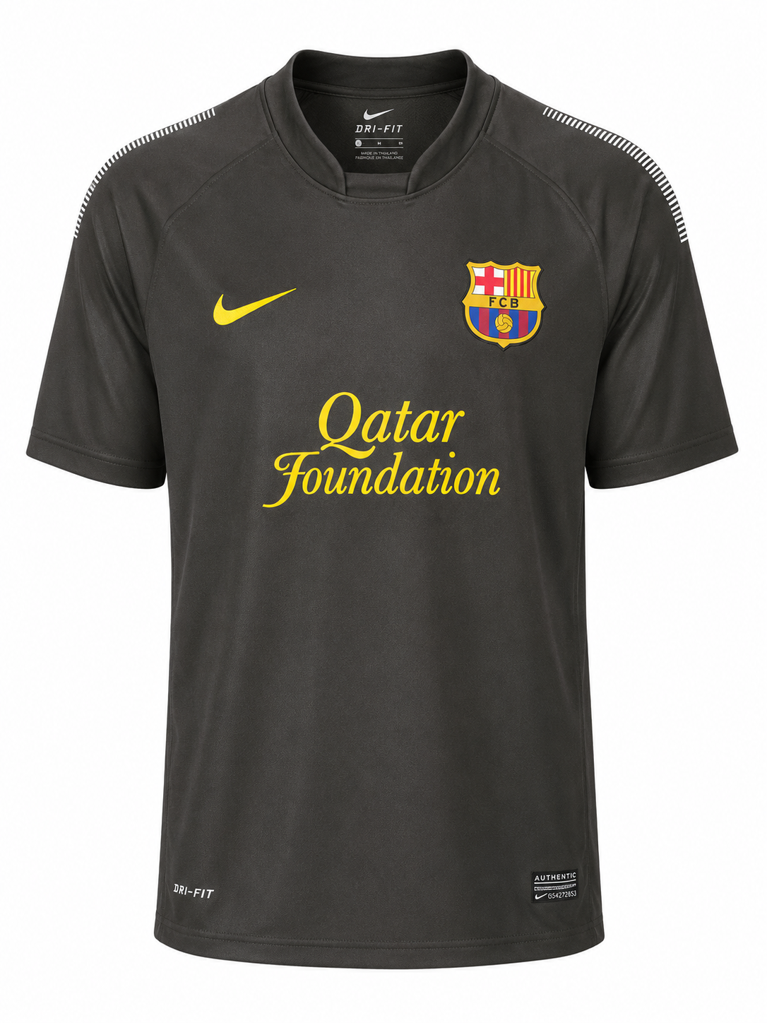 FC Barcelona Retro Qatar Foundation Jersey – Black